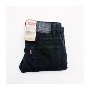 Levi's 510 Skinny Black Denim Jeans SZ12 Reg 26 x 26
